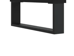 Mesas de centro 2 pcs 50x46x35 cm derivados de madeira preto