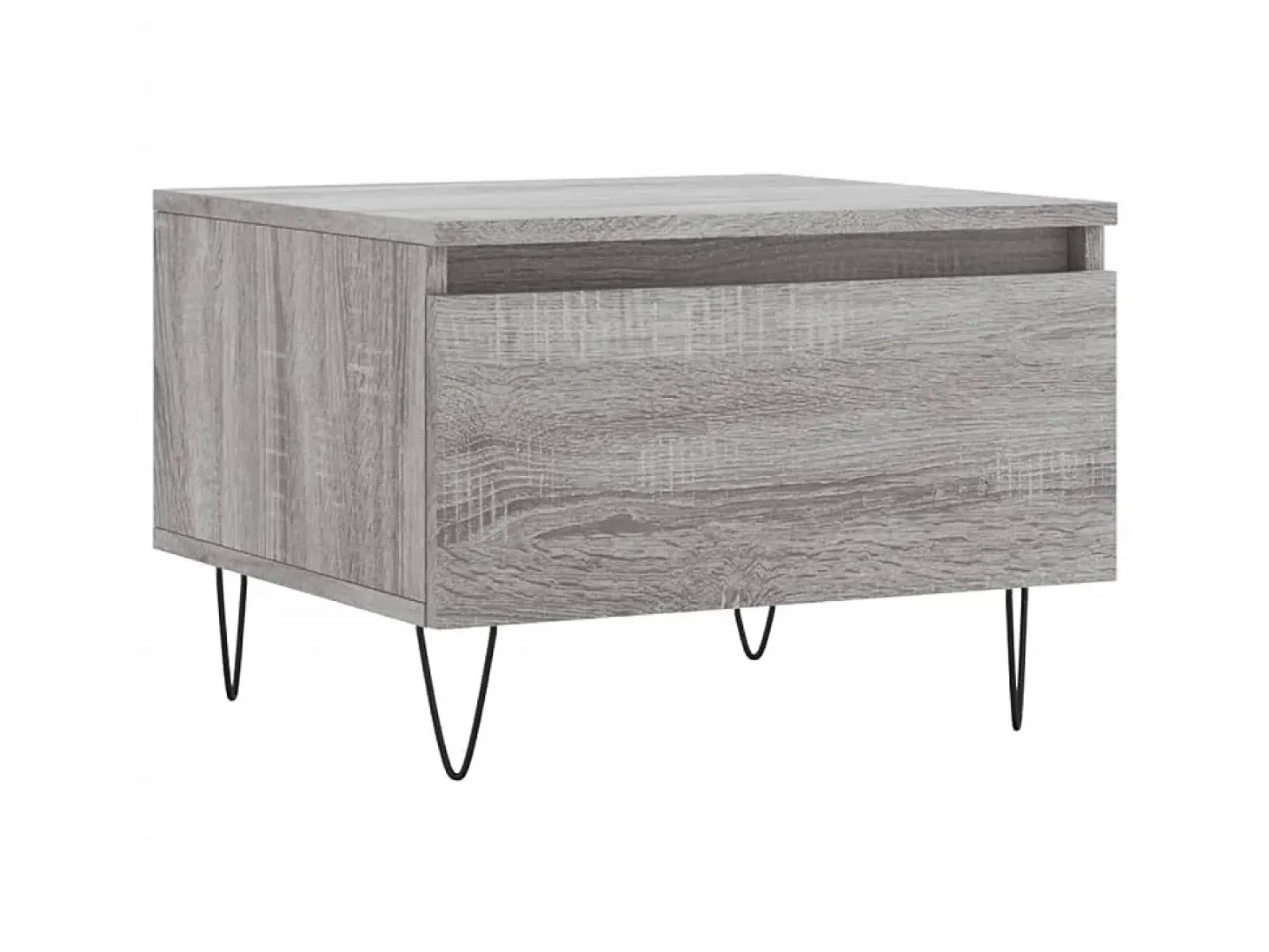 Mesas de centro 2 pcs 50x46x35cm deriv. madeira cinzento sonoma PT755963