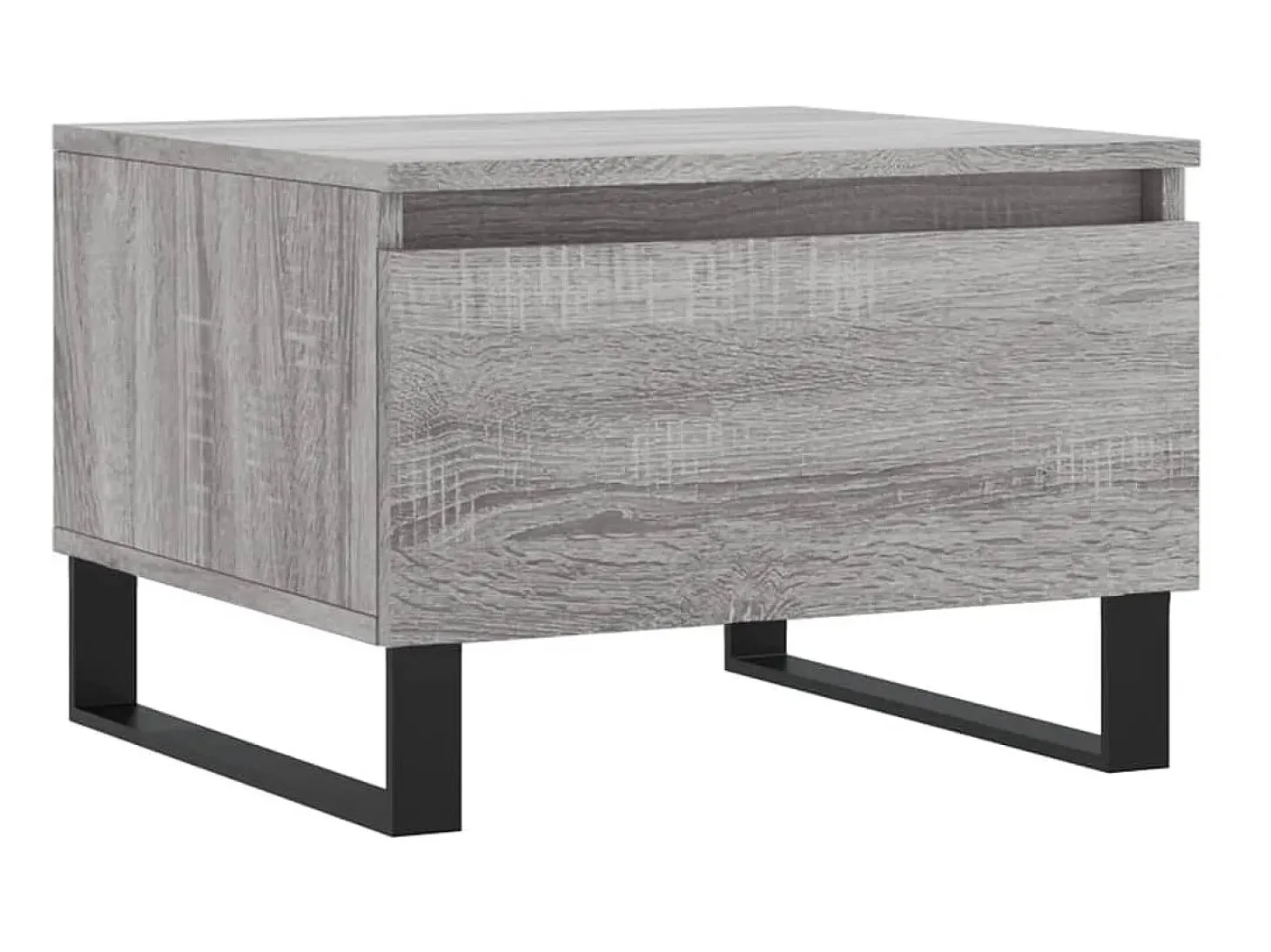 Mesas de centro 2 pcs 50x46x35cm deriv. madeira cinzento sonoma PT126436