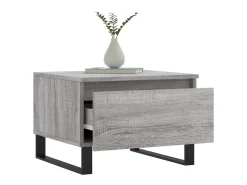 Mesas de centro 2 pcs 50x46x35cm deriv. madeira cinzento sonoma PT126436