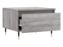 Mesas de centro 2 pcs 50x46x35cm deriv. madeira cinzento sonoma