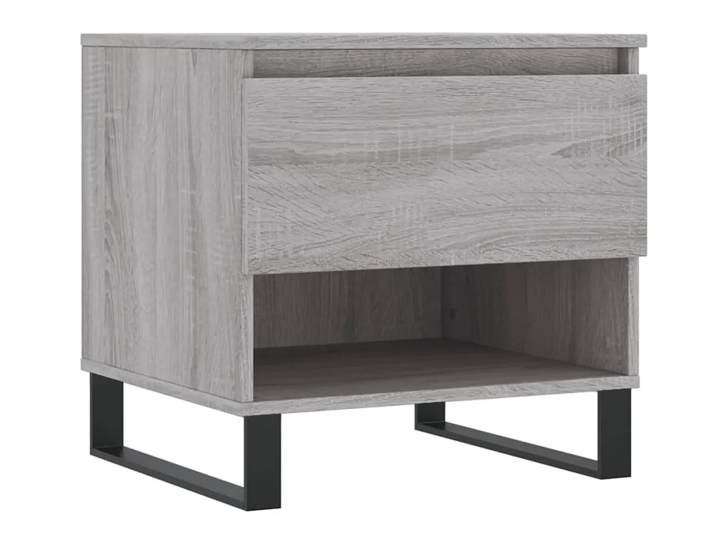 Mesas de centro 2 pcs 50x46x50cm deriv. madeira cinzento sonoma PT448231