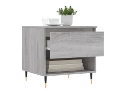 Mesas de centro 2 pcs 50x46x50cm deriv. madeira cinzento sonoma PT860347