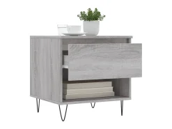 Mesas de centro 2 pcs 50x46x50cm deriv. madeira cinzento sonoma PT332831