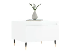 Mesas de centro 2pcs 50x46x35cm deriv. madeira branco brilhante PT488275