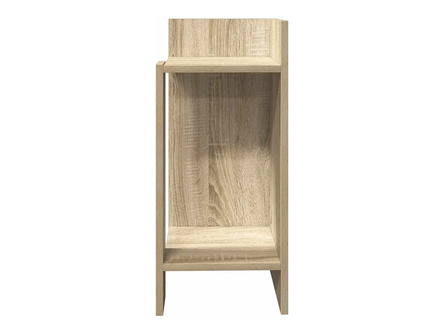 Mesas laterais 2 pcs c/ prateleira 110x50x103cm carvalho sonoma