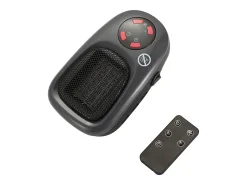 Mini aquecedor Balderia com tomada - Aquecedor com ventilador 500 W Aquecedor com tomada