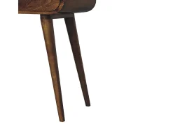 Mini mesa de console cinza Londres.
