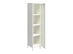 Mission District | Armário Cacifo com 1 Porta em Metal Branco