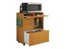 Mobiliário de cozinha servindo carrinho Kicha Livro A. 86 x L. 70 x P. 40 cm