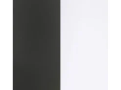 Mobiliário modular para sala de estar Lunet em branco artik preto 190 cm