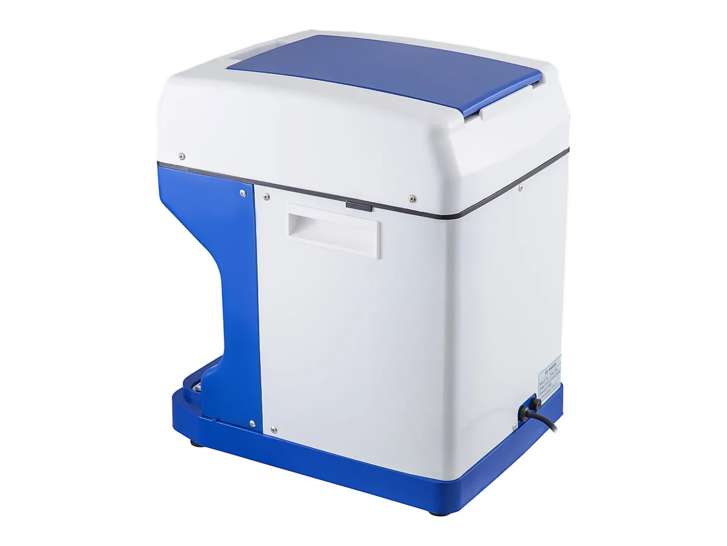 Máquina de Gelo SucceBuy Máquina de Cone de Neve 250 W 265 LBS/H Triturador de Gelo Ajustável para Uso Doméstico