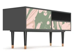 Mueble de TV - 115х59х48 cm - T3 - Aquarelle, Antracite
