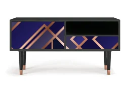 Mueble de TV - 115х59х48 cm - T3 - Aquamarine Getsby, Antracite