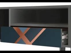 Mueble de TV - 115х59х48 cm - T3 - Ashy 1920', Antracite