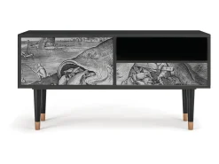 Mueble de TV - 115х59х48 cm - T3 - Big Fish Eat Little, Antracite