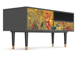 Mueble de TV - 115х59х48 cm - T3 - Blood by James Jean, Antracite