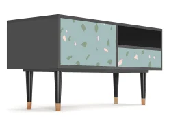 Mueble de TV - 115х59х48 cm - T3 - Blue Drops, Antracite