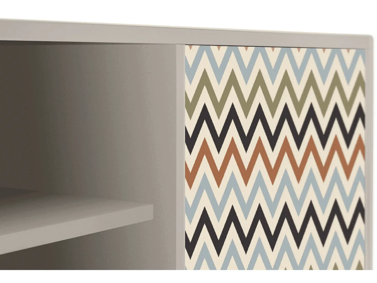 Mueble de TV - 170х69х48 cm - T2 - Bright Ripple, Areia