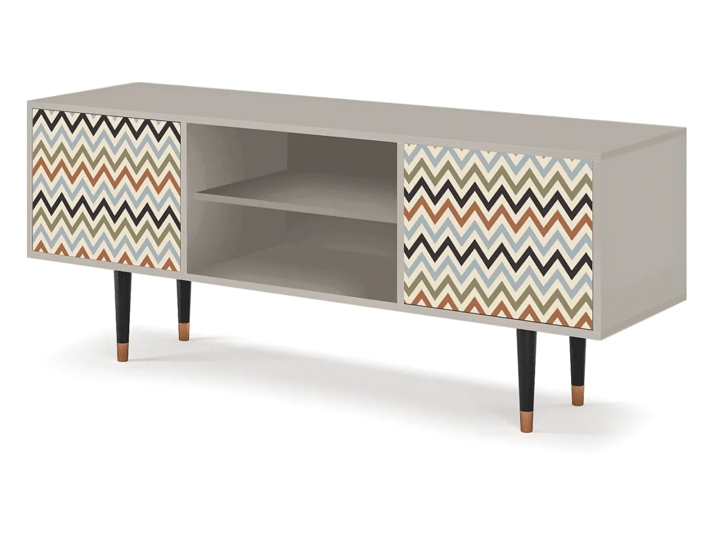 Mueble de TV - 170х69х48 cm - T2 - Bright Ripple, Areia