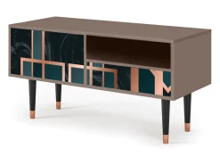 Mueble de TV - 115х59х48 cm - T3 - Emerald Metro, Latte
