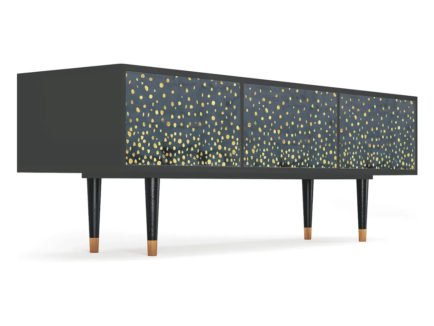 Mueble de TV - 170х59х48 cm - T4 - Foggy Lights, Antracite