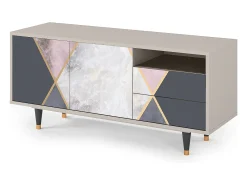 Mueble de TV - 125х56х41 cm - T7 - Ideal Harmony, Areia