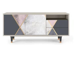 Mueble de TV - 125х56х41 cm - T7 - Ideal Harmony, Areia