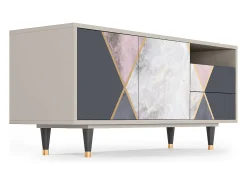 Mueble de TV - 125х56х41 cm - T7 - Ideal Harmony, Areia