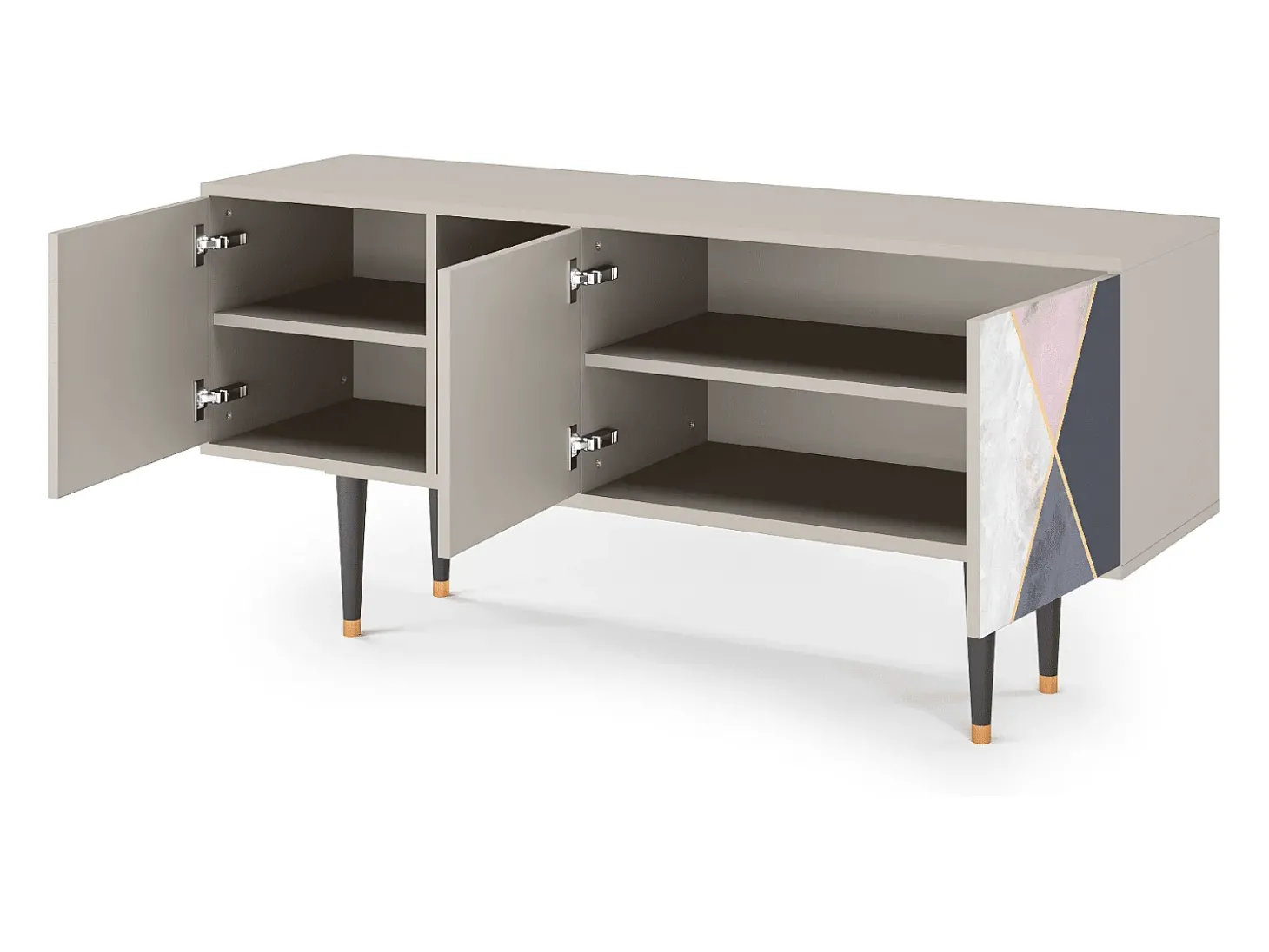 Mueble de TV - 150х69х41 cm - T5 - Ideal Harmony, Areia