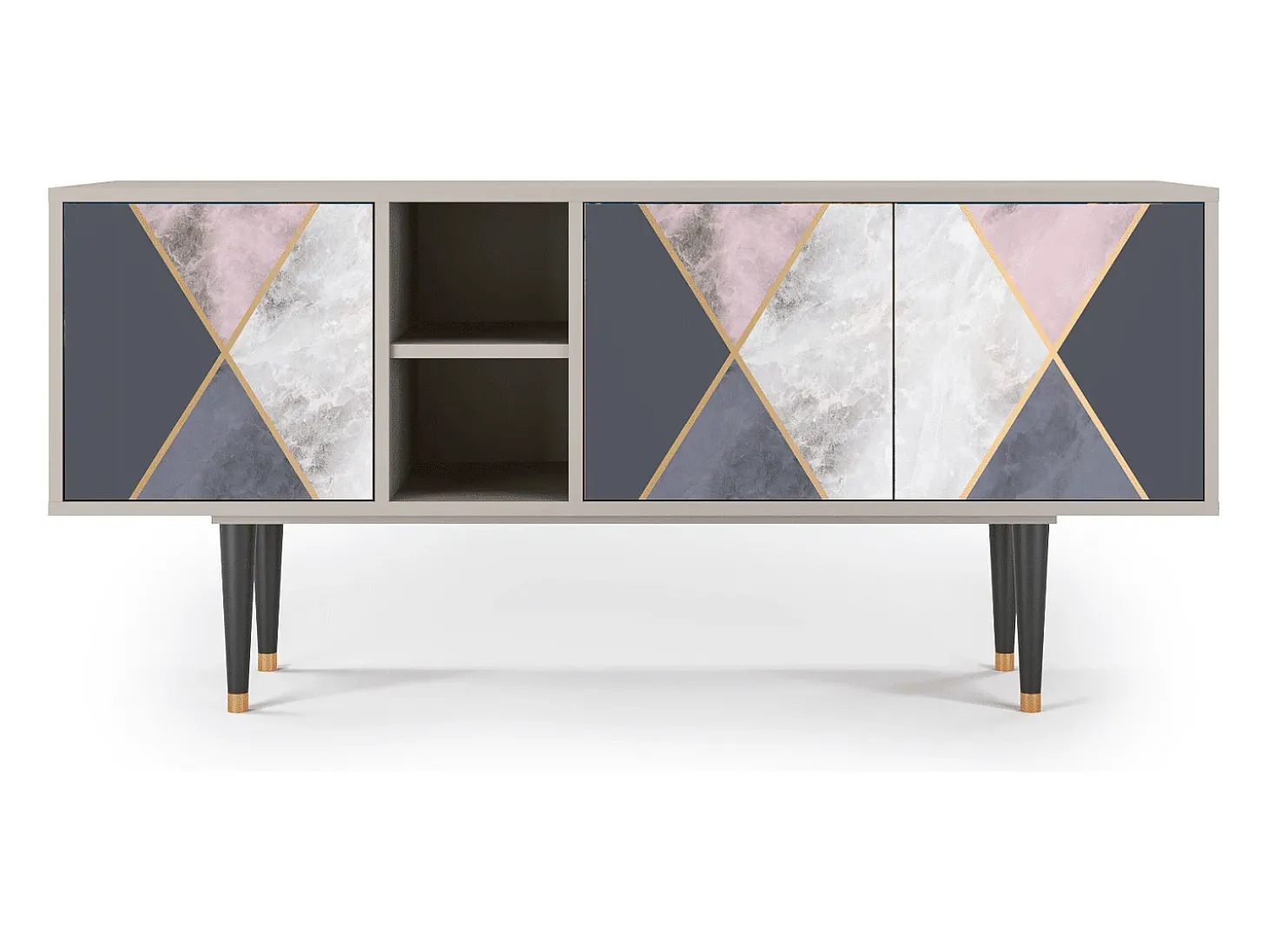 Mueble de TV - 150х69х41 cm - T5 - Ideal Harmony, Areia
