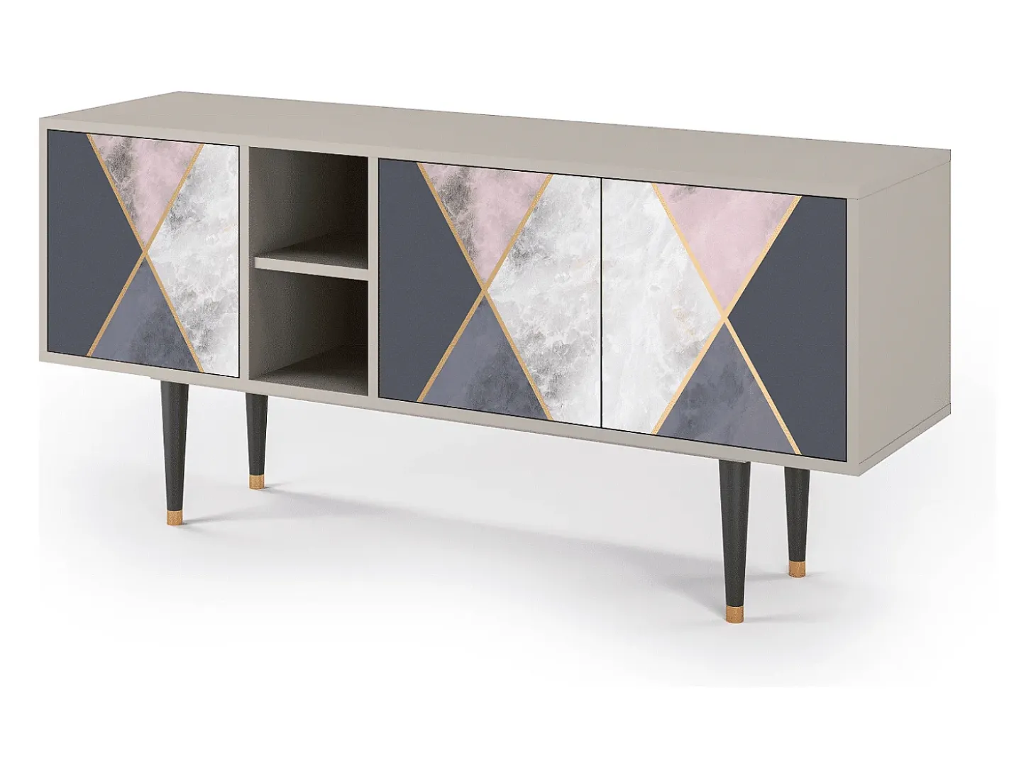 Mueble de TV - 150х69х41 cm - T5 - Ideal Harmony, Areia