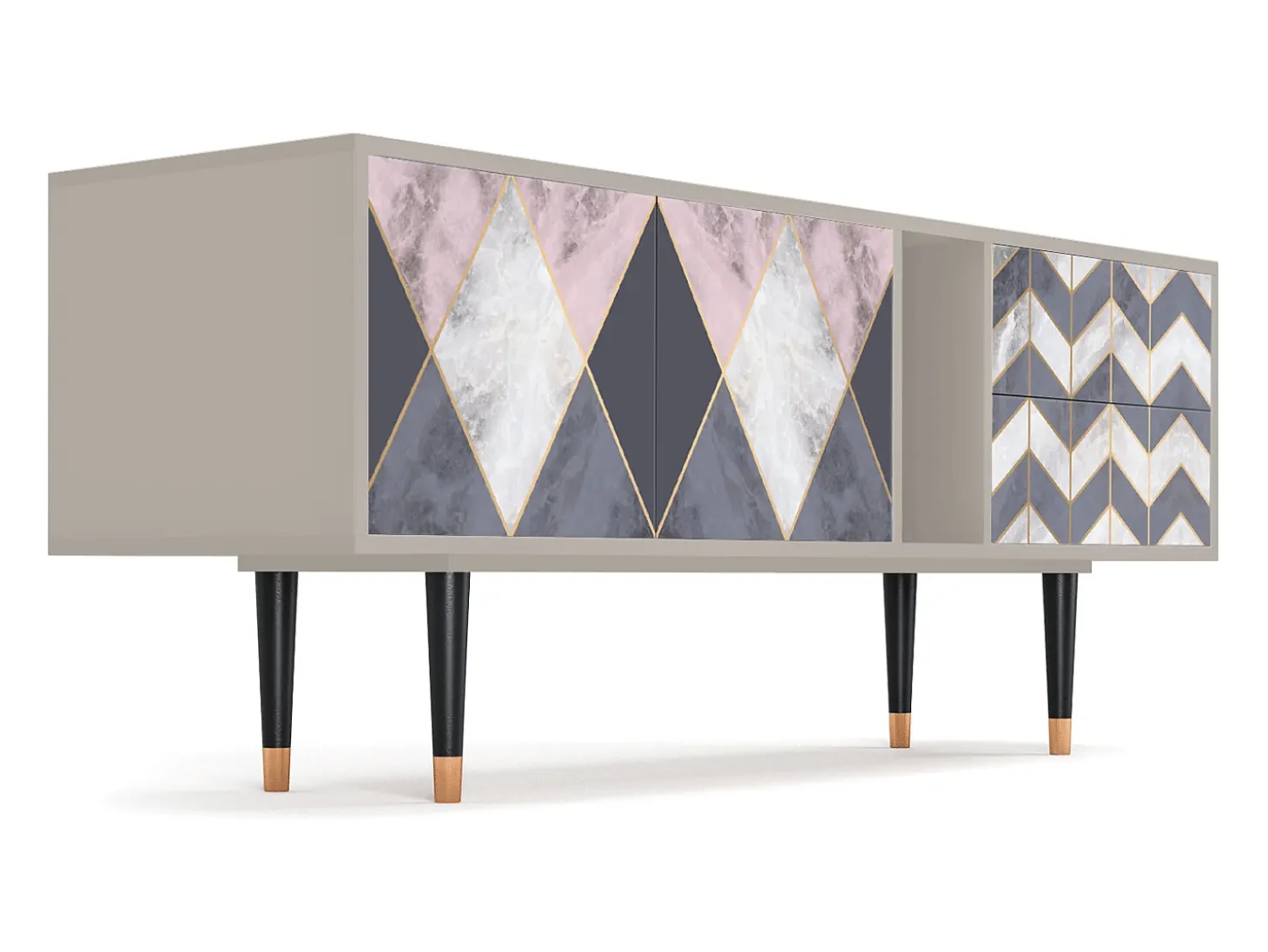 Mueble de TV - 170х69х48 cm - T1 - Ideal Harmony, Areia