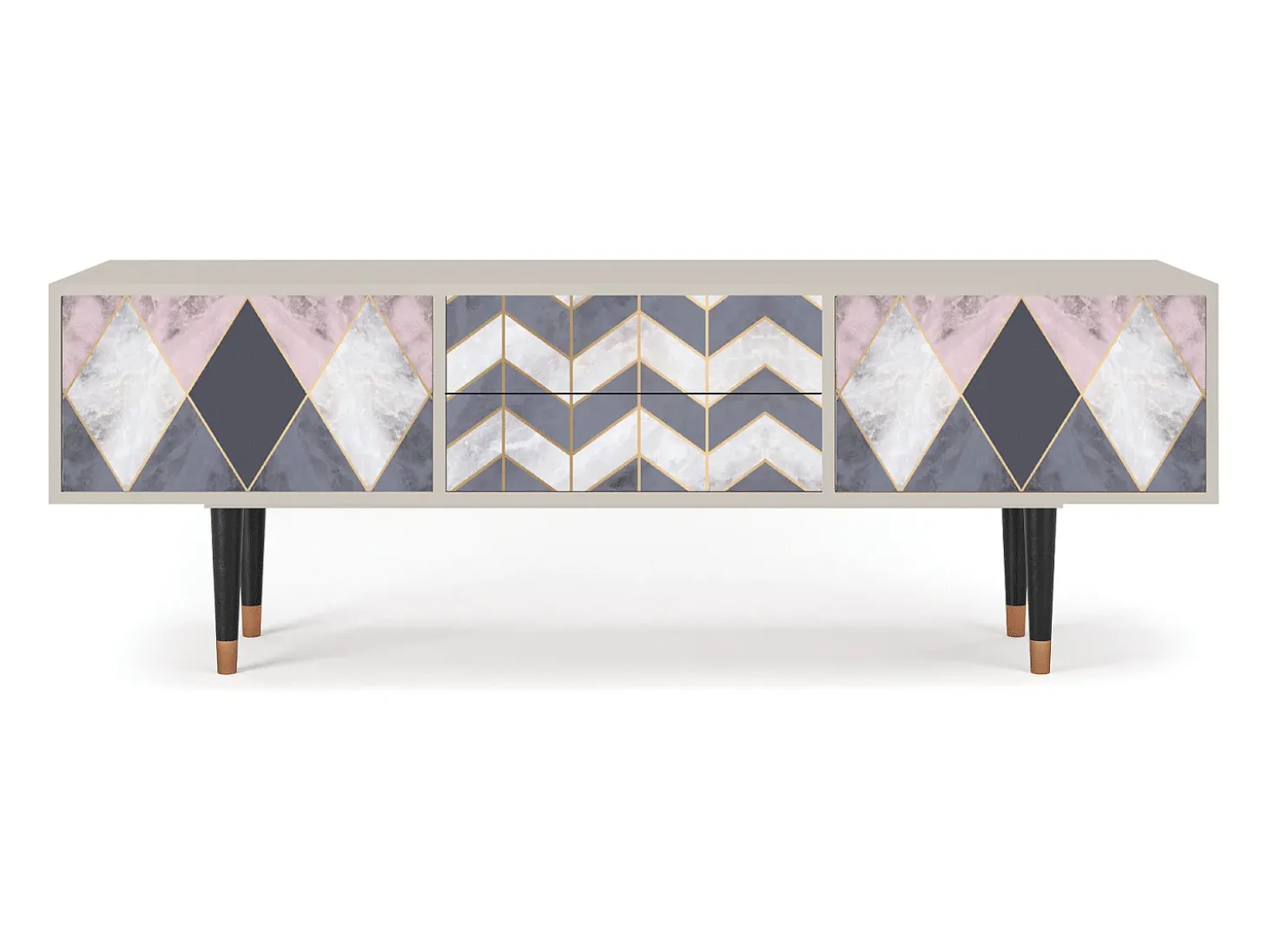 Mueble de TV - 170х59х48 cm - T4 - Ideal Harmony, Areia