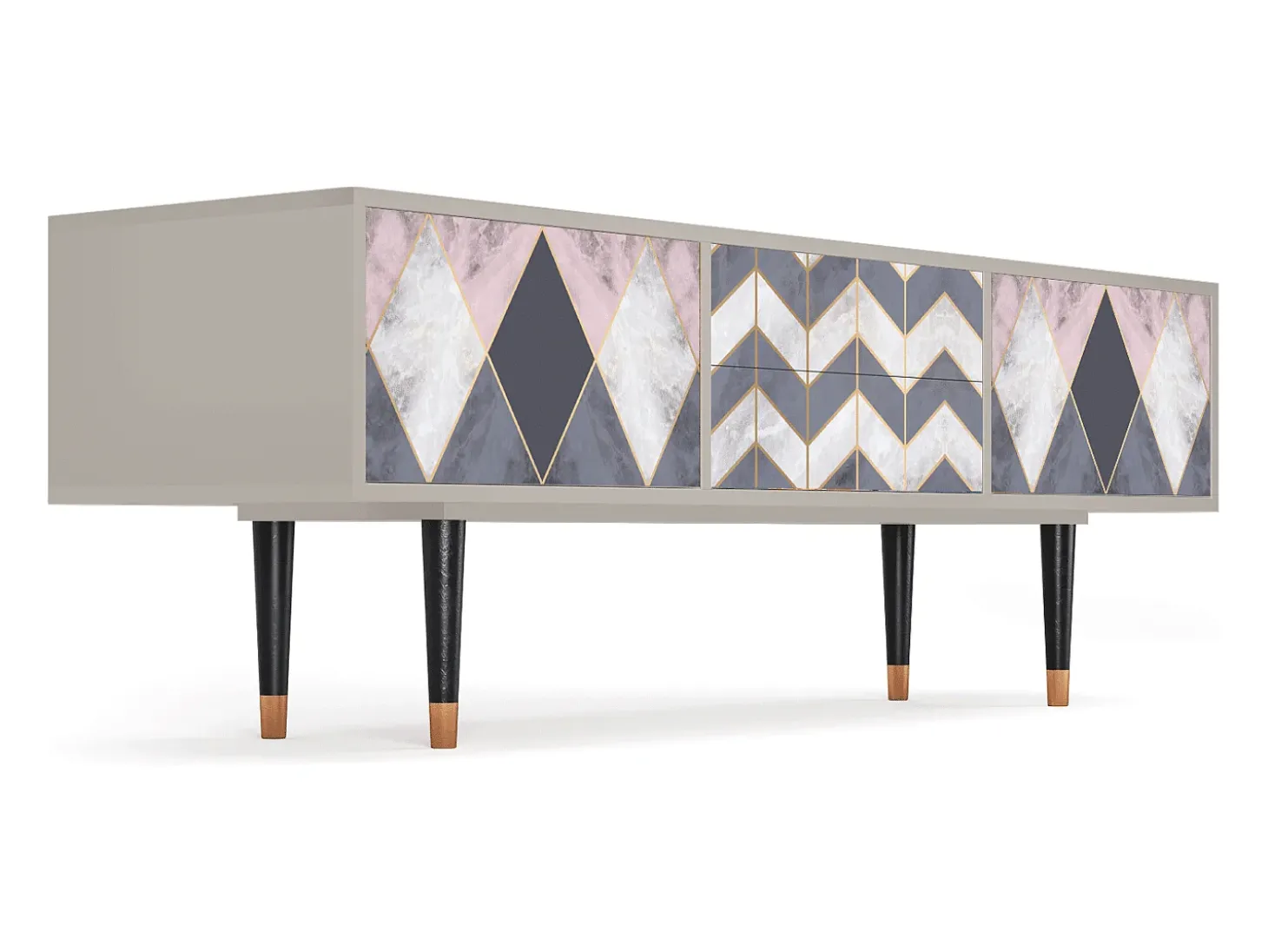 Mueble de TV - 170х59х48 cm - T4 - Ideal Harmony, Areia
