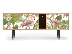 Mueble de TV - 170х69х48 cm - T1 - Sweet Flamingo, Nogueira