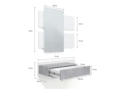 Mueble recibidor Milo