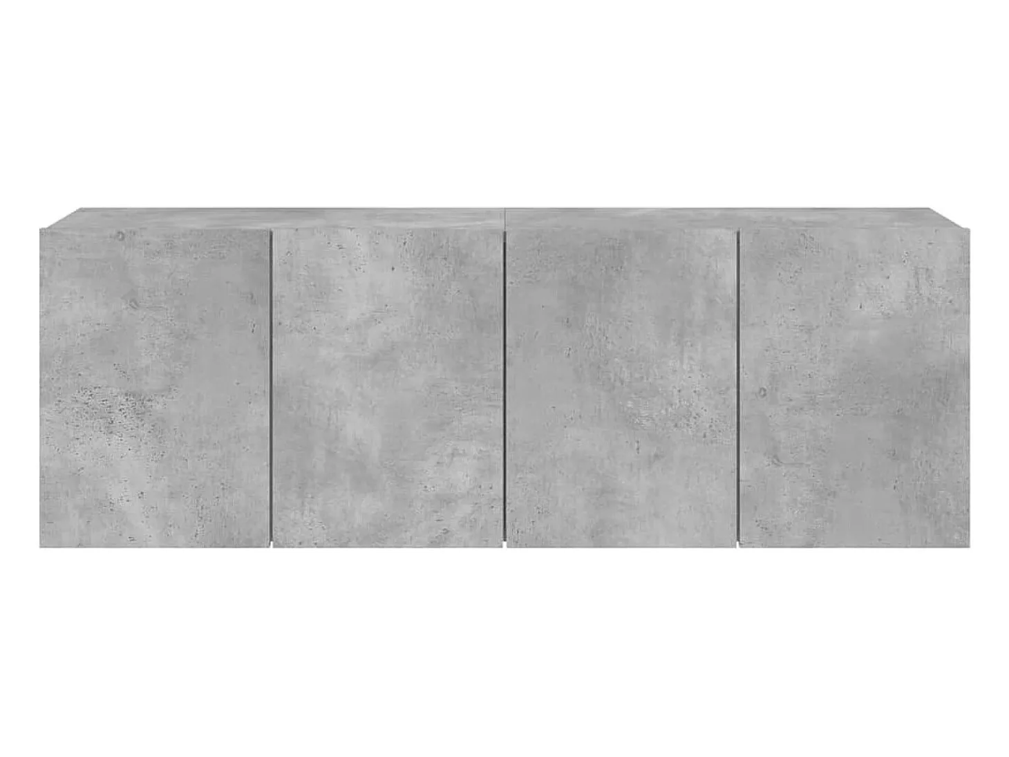 Móveis de parede para TV 2 pcs 60x30x41 cm cinzento cimento
