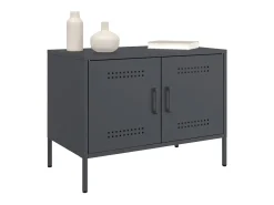 Móveis de TV 2 pcs 68x39x50,5 cm aço antracite PT276253