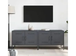 Móveis de TV 2 pcs 68x39x50,5 cm aço antracite PT276253
