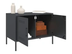 Móveis de TV 2 pcs 68x39x50,5 cm aço antracite PT276253