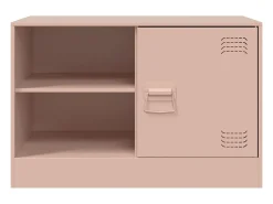 Móveis de TV 2 pcs 67x39x44 cm aço rosa PT873878