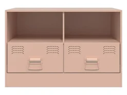 Móveis de TV 2 pcs 67x39x44 cm aço rosa PT322314