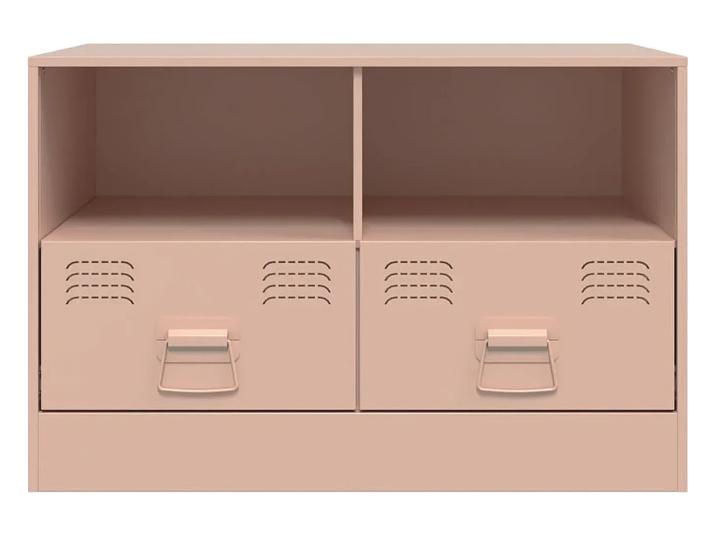 Móveis de TV 2 pcs 67x39x44 cm aço rosa PT322314
