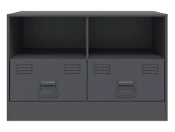 Móveis de TV 2 pcs 67x39x44 cm aço antracite PT758721