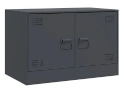 Móveis de TV 2 pcs 67x39x44 cm aço antracite PT811892