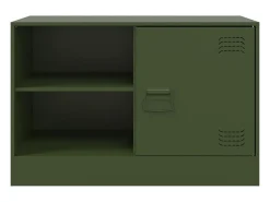 Móveis de TV 2 pcs 67x39x44 cm aço verde azeitona PT480139