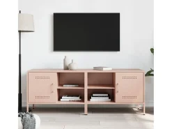 Móveis de TV 2 pcs 68x39x50,5 cm aço rosa PT994647