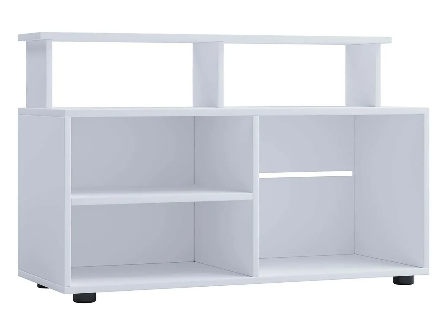 Móveis de TV VCM | Lowboard | Prateleira de TV com espaço de armazenamento suficiente | Dimensões A. 59 x L. 90 x P. 36 cm | Fernseh Furniture - Balansia (Branco)