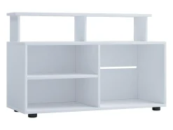 Móveis de TV VCM | Lowboard | Prateleira de TV com espaço de armazenamento suficiente | Dimensões A. 59 x L. 90 x P. 36 cm | Fernseh Furniture - Balansia (Branco)